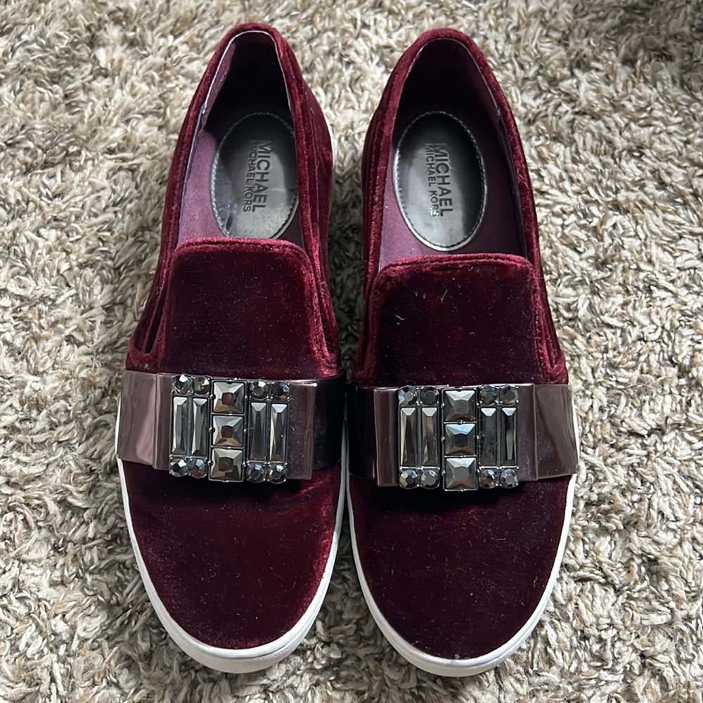Michael Kors Velour Tennis Shoes